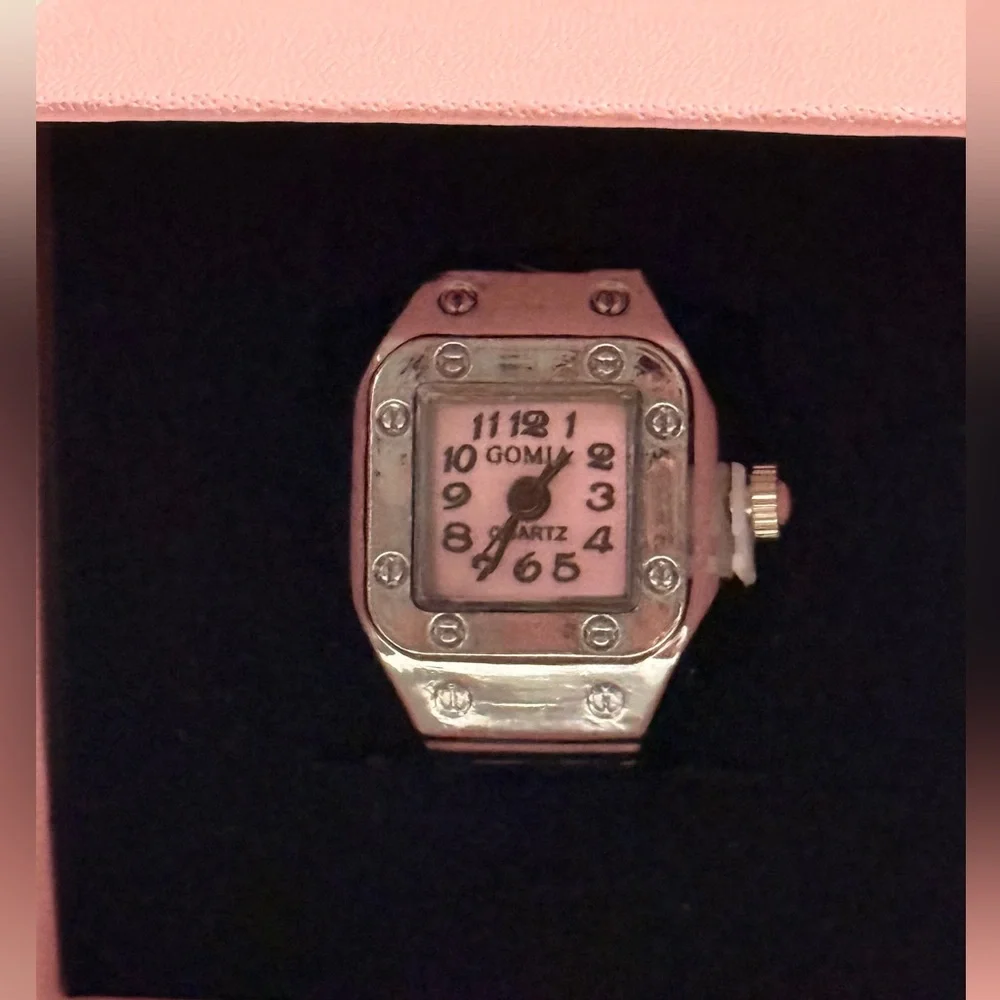 Women’s Silver Colored Watch Ring